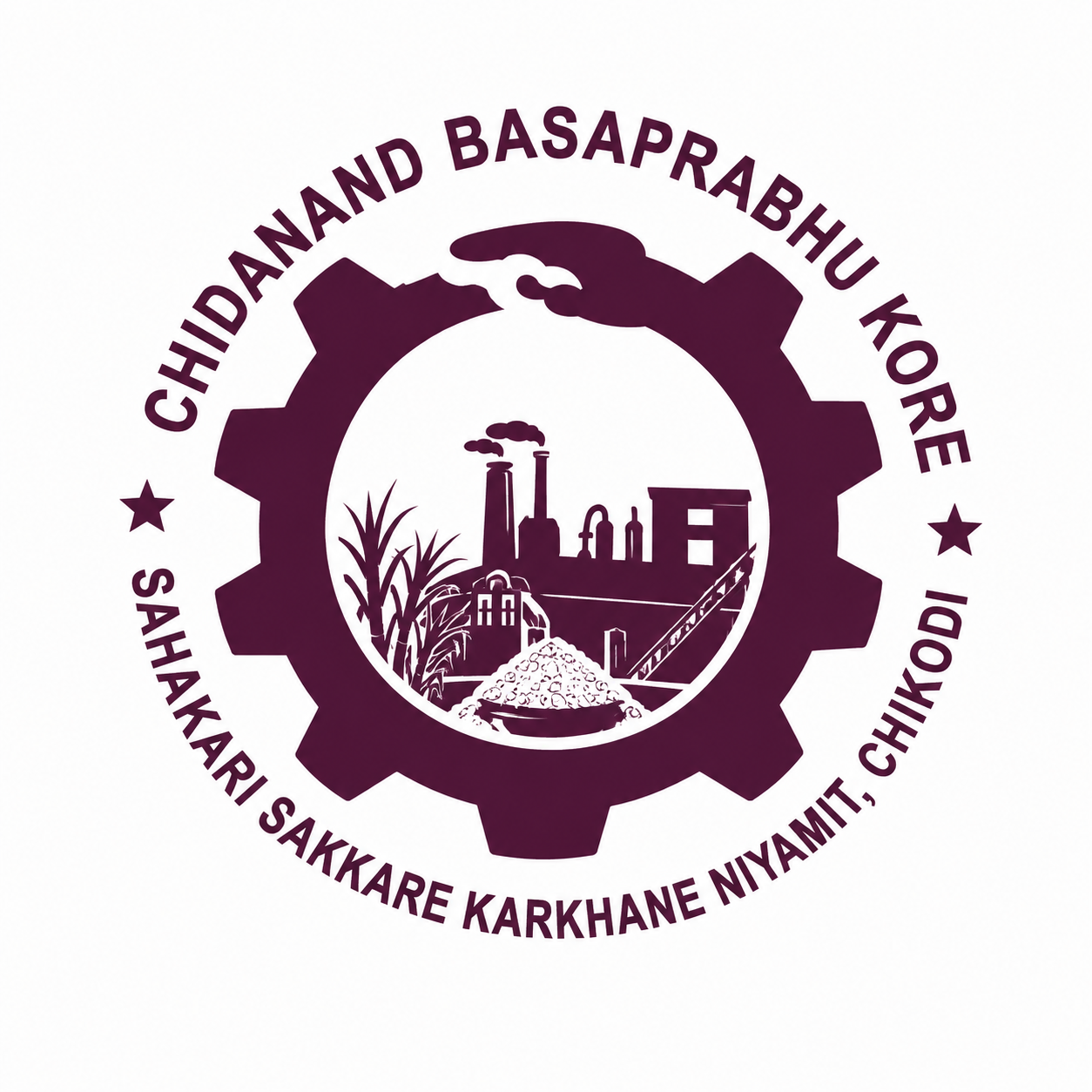 Chidanand Basaprabhu Kore Sahakari Sakkare Karkhane Niyamit logo